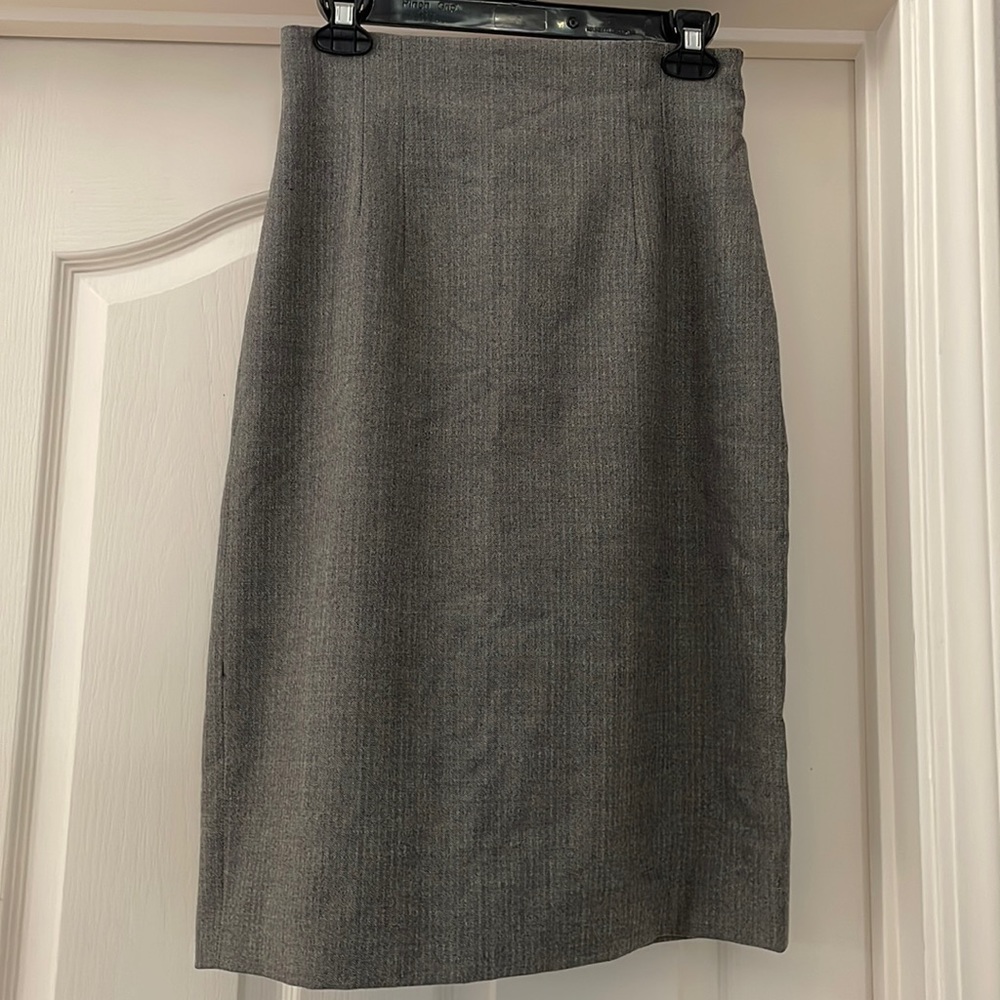 Piazza Sempione Herringbone Pencil Skirt - Picture 1 of 10